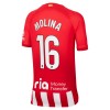 Conjunto (Camiseta+Pantalón Corto) Atlético Madrid Molina 16 Primera Equipación 23-24 - Niño